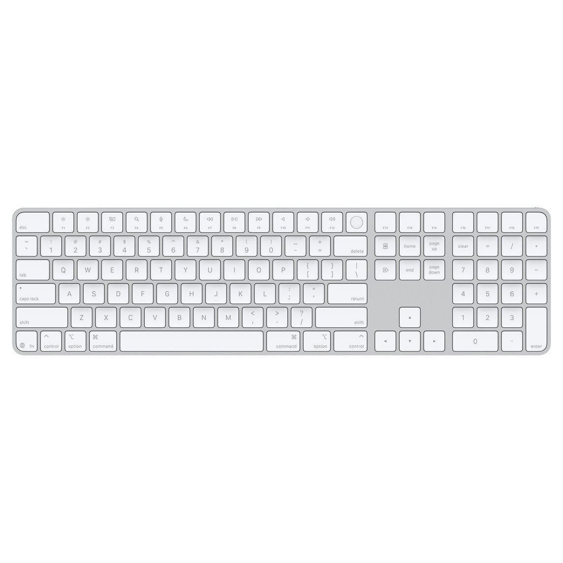 Magic Keyboard with Touch ID and Numeric Keypad for Mac models with Apple silicon (USB–C)