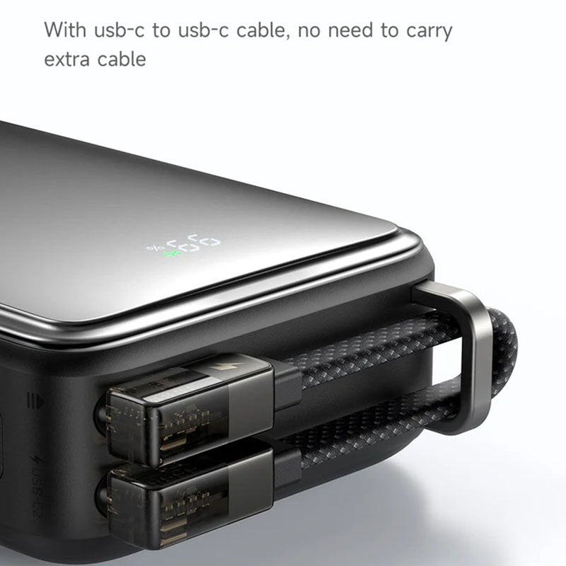Mcdodo 67W 20,000 maH Power Bank with Built-in Cables, Digital Display, 2C+1A – MC4331