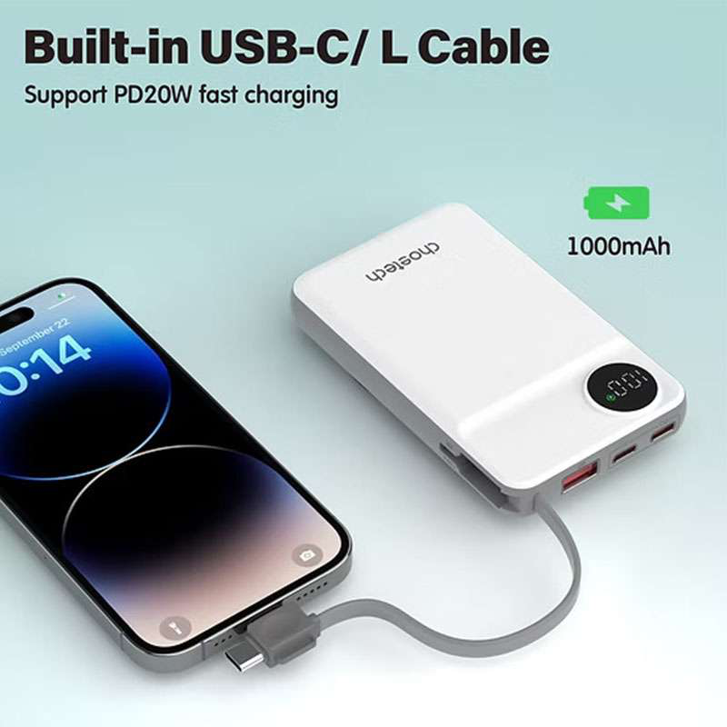 Choetech 10,000 mAh 2-in-1 MagSafe Wireless Power Bank with Apple watch Charger