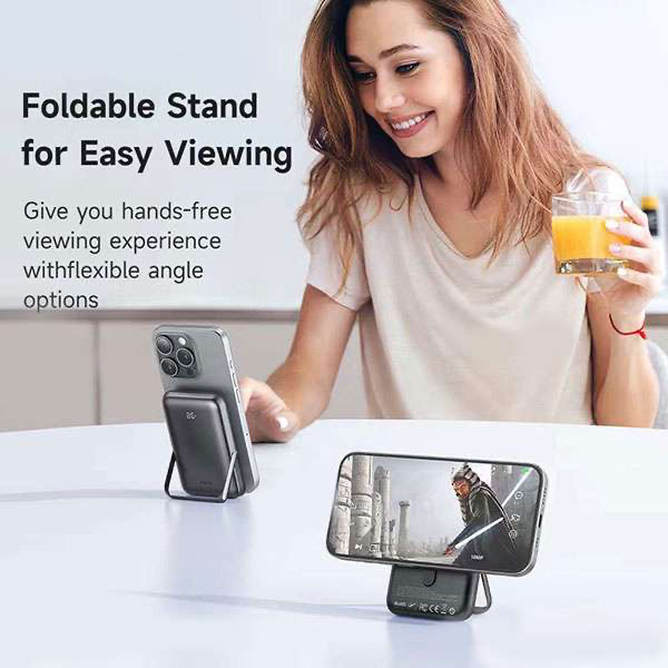Mcdodo 2 in1 10,000 mAh 20W+15W Wireless Power Bank with foldable stand