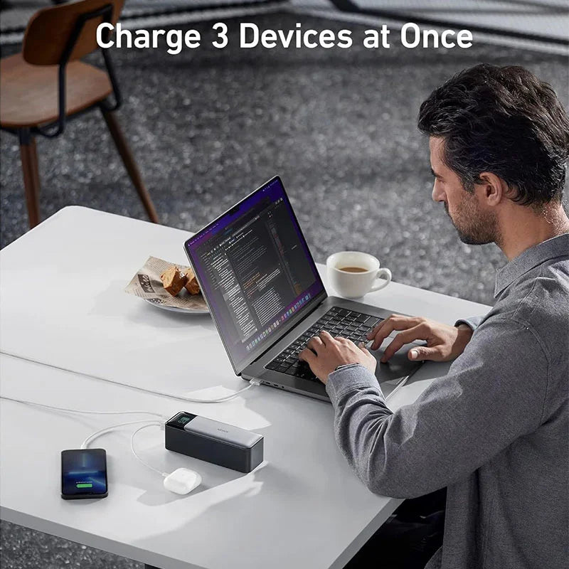 Anker 737 Power Core 24K Power Bank, 24,000mAh 3-Port Portable Charger with 140W Output, Smart Digital Display