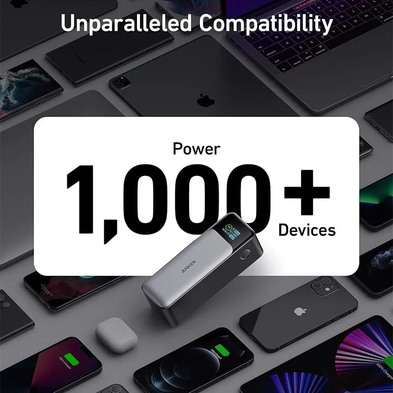 Anker 737 Power Core 24K Power Bank, 24,000mAh 3-Port Portable Charger with 140W Output, Smart Digital Display