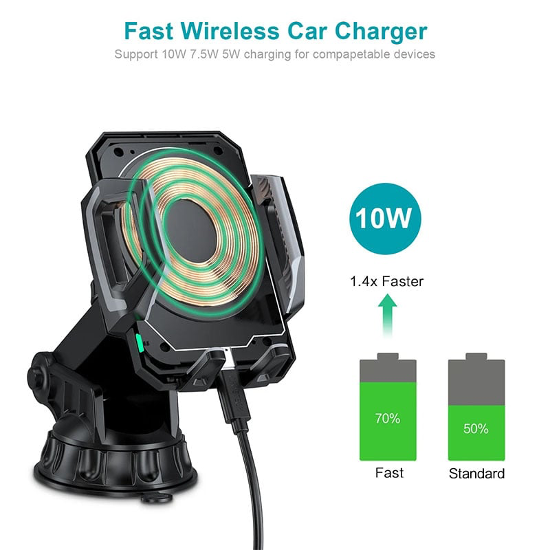 Choetech 15W Fast Wireless Car Charger