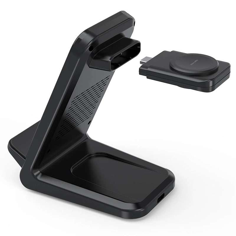 Choetech 15W 4-in-1 Wireless Charger Stand for Apple and Samsung Watc