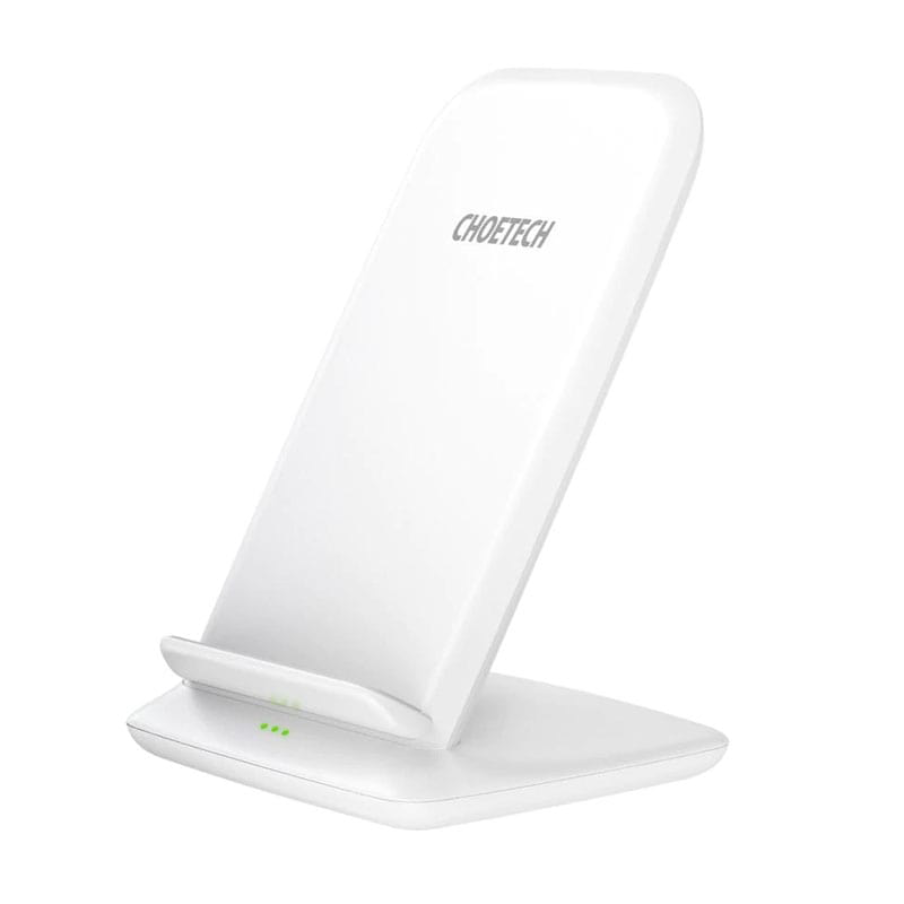 Choetech 15W Fast Wireless Charger Stand with Wall Charger US + 1.2m Cable
