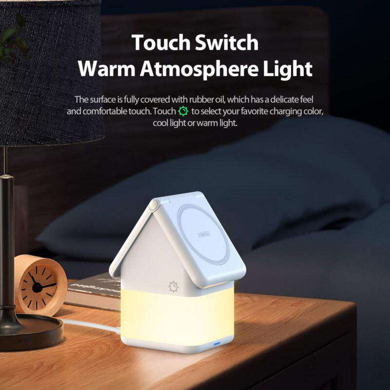 15W 4-in-1 Magnetic Wireless Charger by Duzzzona – W20