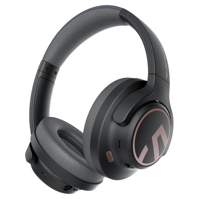 SoundPEATS Space Hybrid Active Noise Cancelling Wireless Headphones, 123H Playtime, Hi-Res Audio Wired, APP Custom EQ, Deep Bass, Comfort Ear Cups