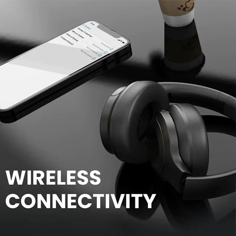 HiFuture FutureTour Over Ear ANC Headphones with Type C Fast Charge, 40 Hours Play, Bluetooth 5.2, 4 Microphones