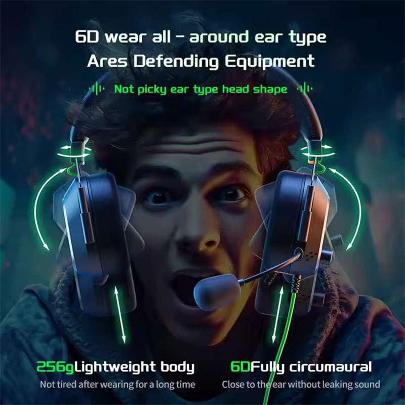 PLEXTONE G810 Gaming Headphones with Sound Card, Mic Wired Gaming Headset For PS4, PS5, Nintend Switch, Xbox, PC, Phones