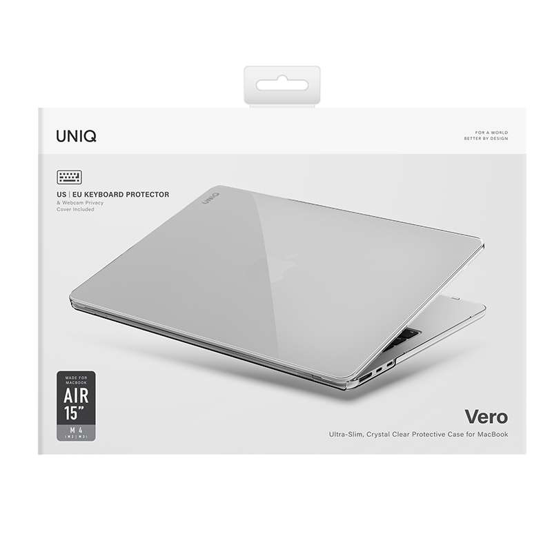 UNIQ Vero Series Case for MacBook Air 13″ (M2-M4) (2022) – Clear