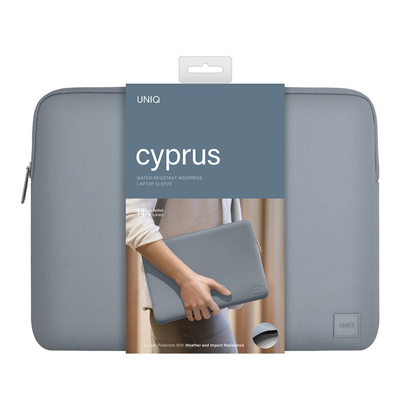 UNIQ Cyprus Protective Water Resistance Sleeve for Laptop and MacBook up to 14”