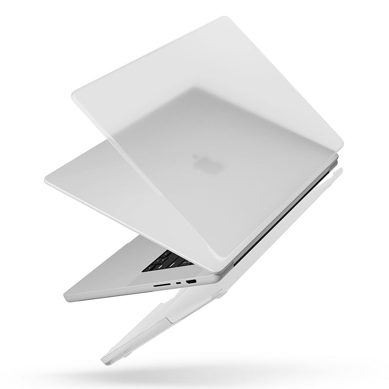 UNIQ CLARO Ultra Thin Sleek Protection for MacBook Pro 14″ (2021/2022) A2442 Case – Dove (Matte Clear)