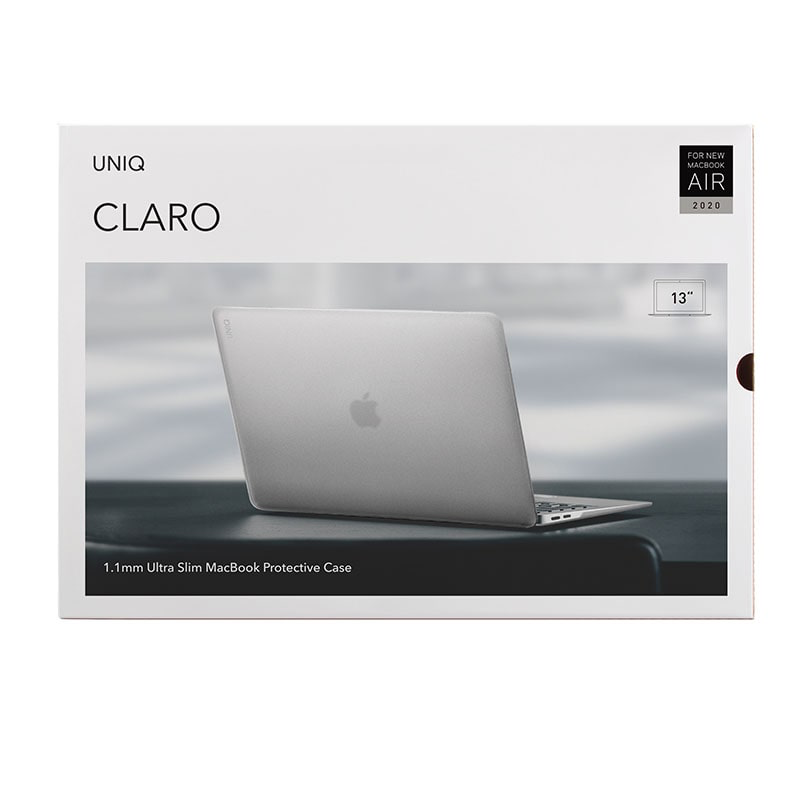 UNIQ HUSK PRO Claro Macbook Air 13 (2020) A2179 Case – Dove (Matte Clear)
