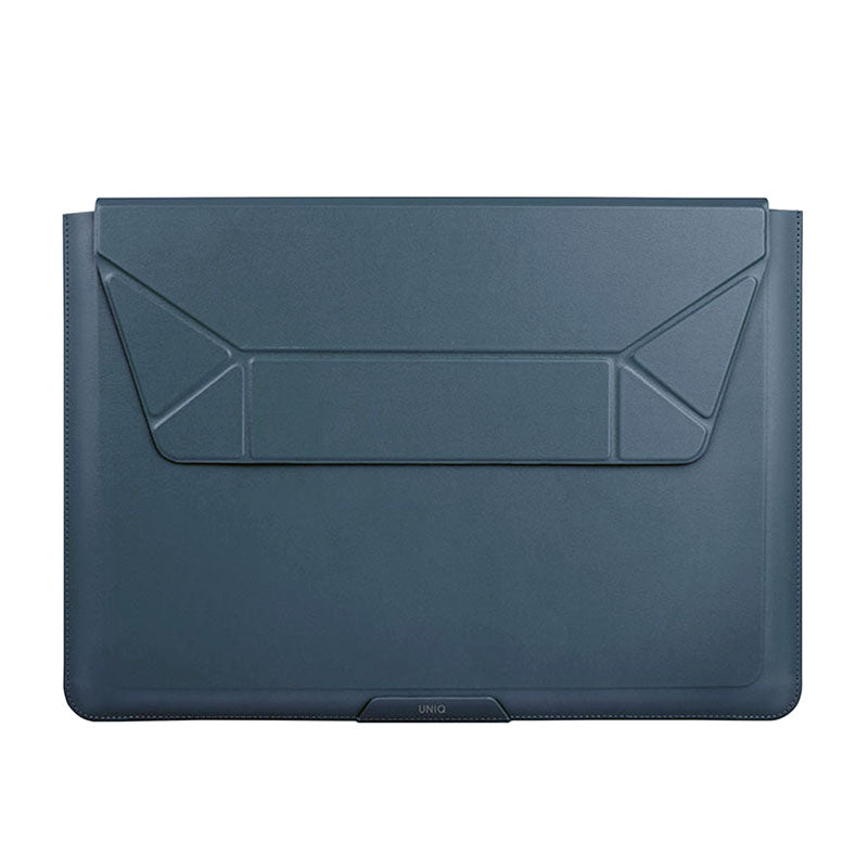 UNIQ Oslo 2in1 Laptop Sleeve & Stand Fits up to 14″ Devices – Abyss (Blue)