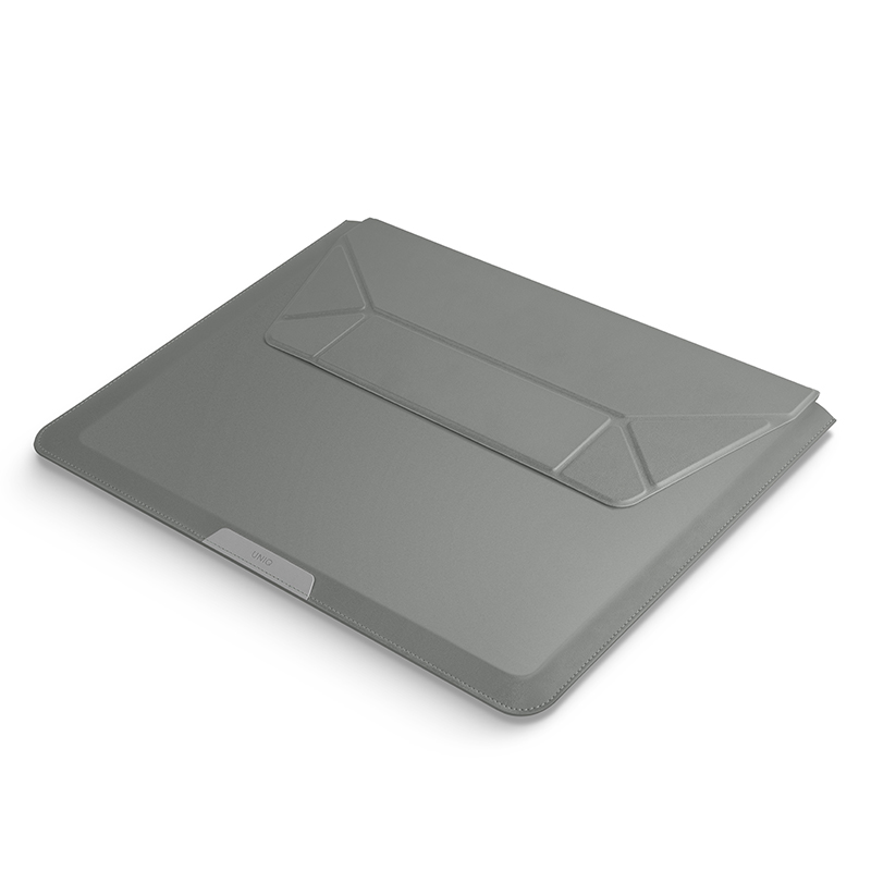 UNIQ OSLO Laptop Sleeve with Foldable Stand (Fits Up to 14″ Devices)