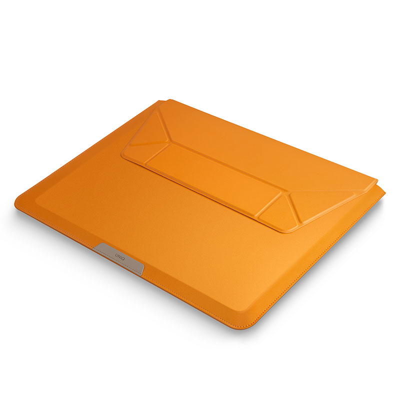 UNIQ OSLO Laptop Sleeve with Foldable Stand (Fits Up to 14″ Devices)