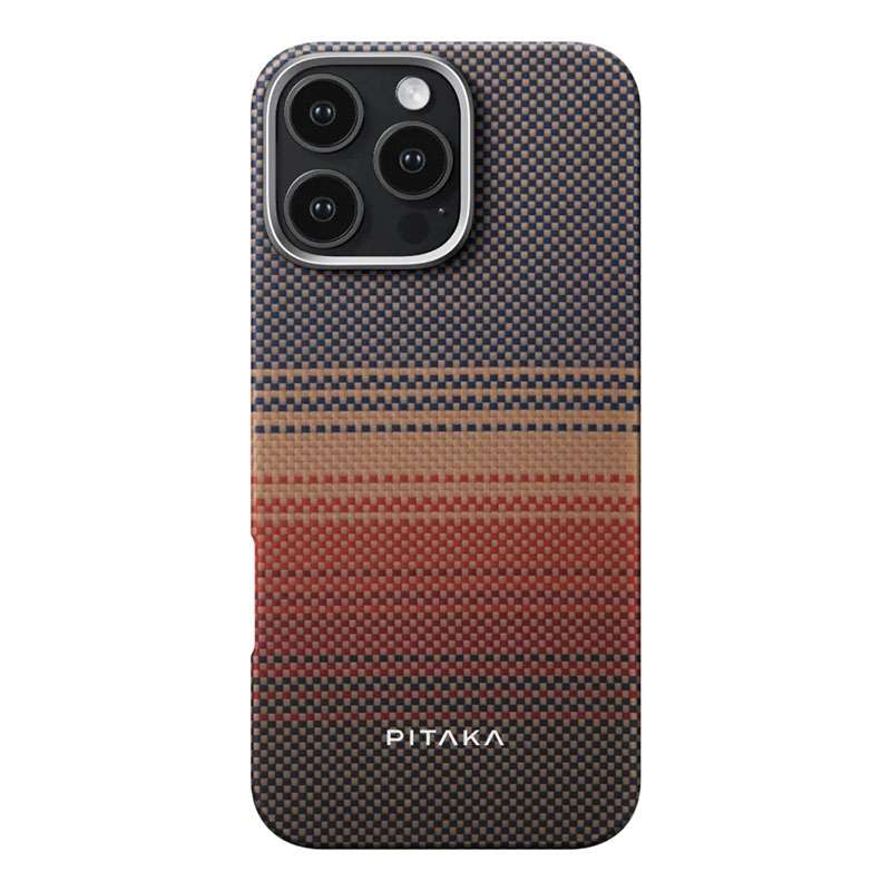 Pitaka Sunset Moonrise Tactile Woven Case for iPhone 16 Pro