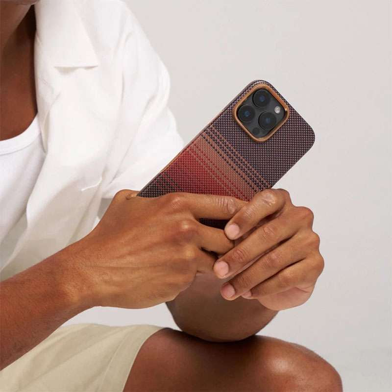 Pitaka Sunset Moonrise Military-Grade Protective Case for iPhone 16 Pro Max