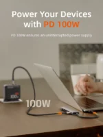 Ultra Slim Aluminum Multiport 7 IN 1 USB-C Hub for Macbook - Image 4